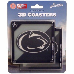 3D coasters with Penn State athletic logo image